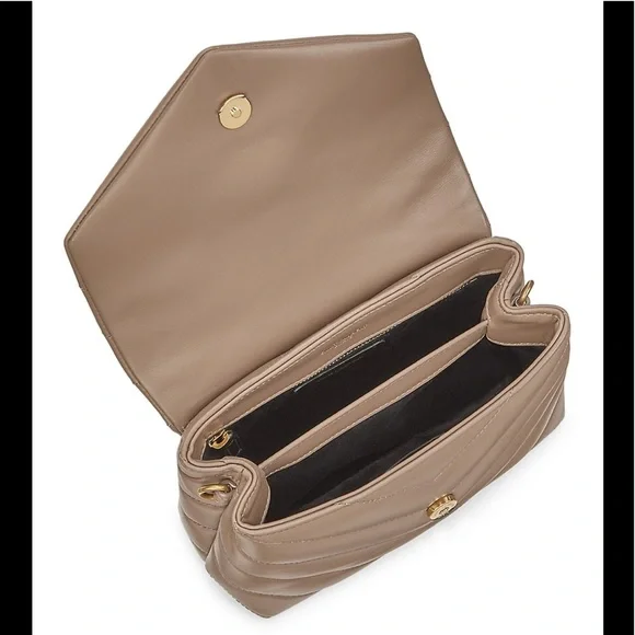 SAINT LAURENT Toy Strap Loulou Matelassé Leather Shoulder Bag - Picture 3 of 3